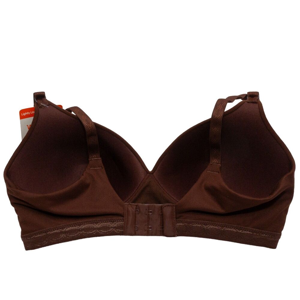 Warner's 34C Wireless Lightly Lined Comfort Bra‎ Brown Smooth Everyday Support - Picture 2 of 4